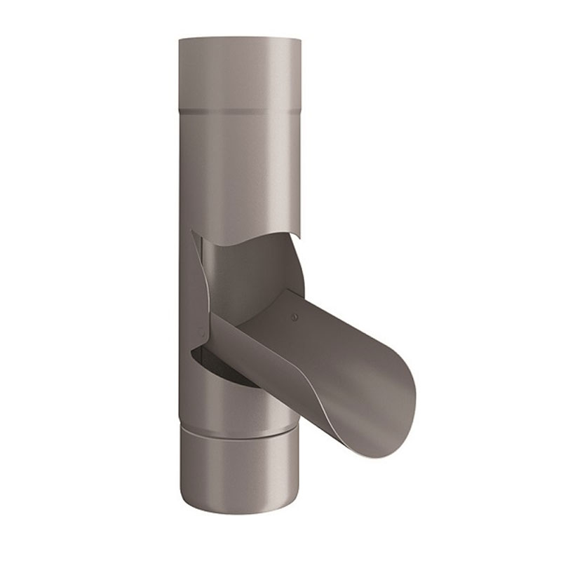 Lindab Anthracite Metallic Manual Diverter FUTK 100mm