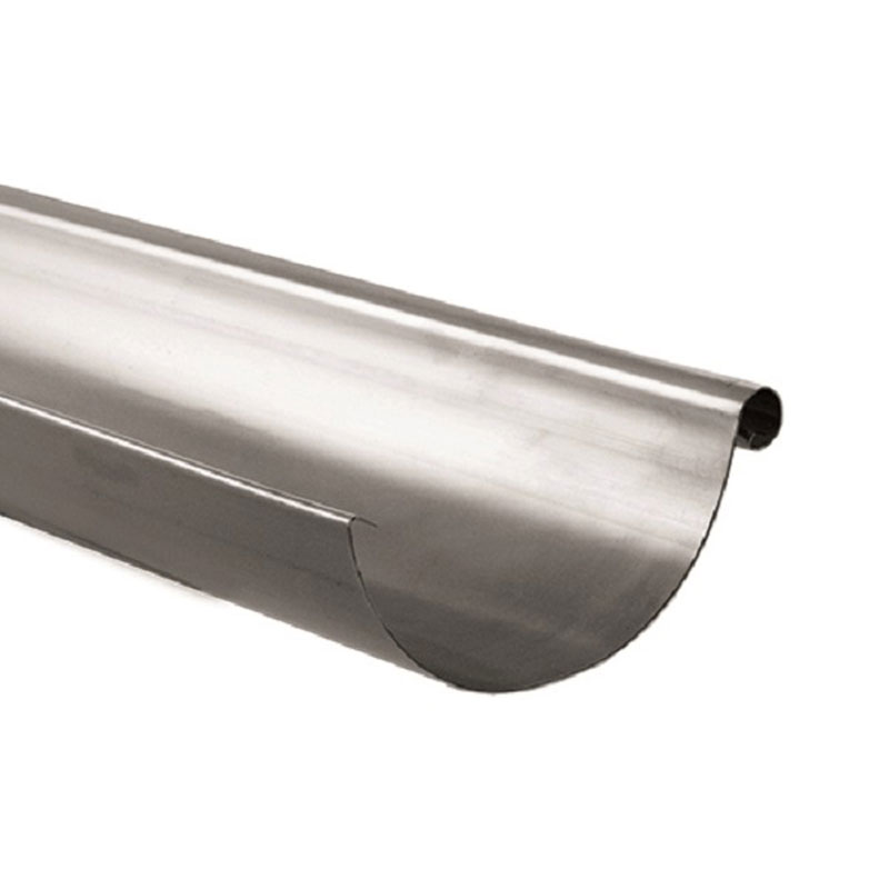 Lindab Majestic Galvanised Half Round Gutter 3m R 125mm