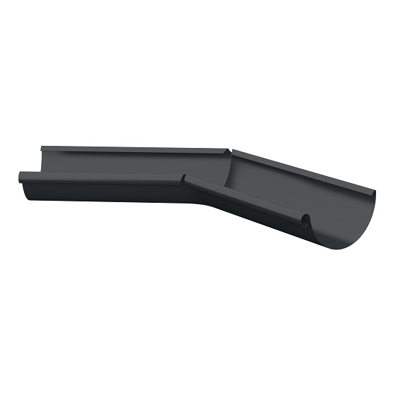 Lindab Anthracite 7016  Int. 135 Gutter Angle RVI 150