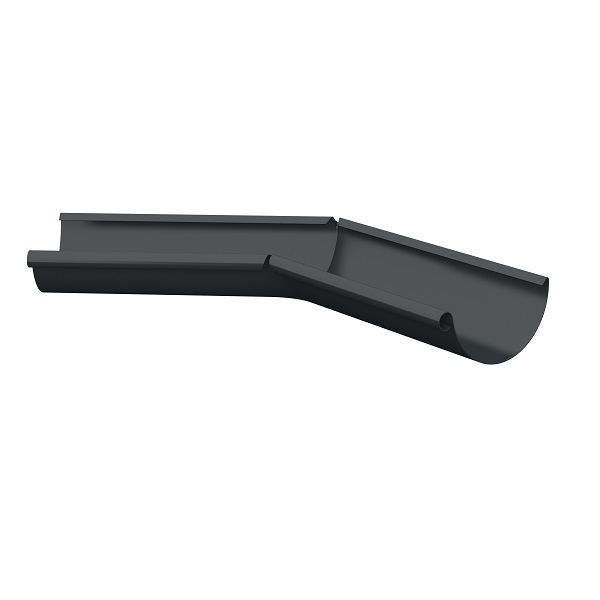 Lindab Anthracite 7016  Int. Gutter Angle 135 RVI 100