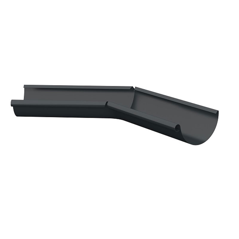 Lindab Anthracite 7016  Int. 135 Gutter Angle RVI 125