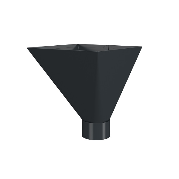 Lindab Anthracite 7016  Large Water Hopper VATKL 100mm