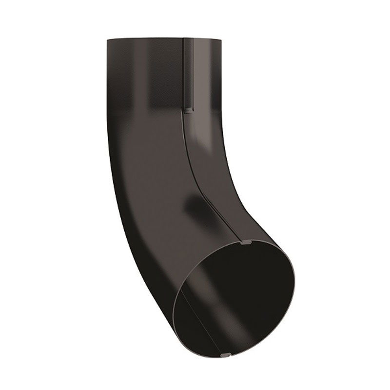 Lindab Black 70 Pipe Bend With Socket BKM70 87mm