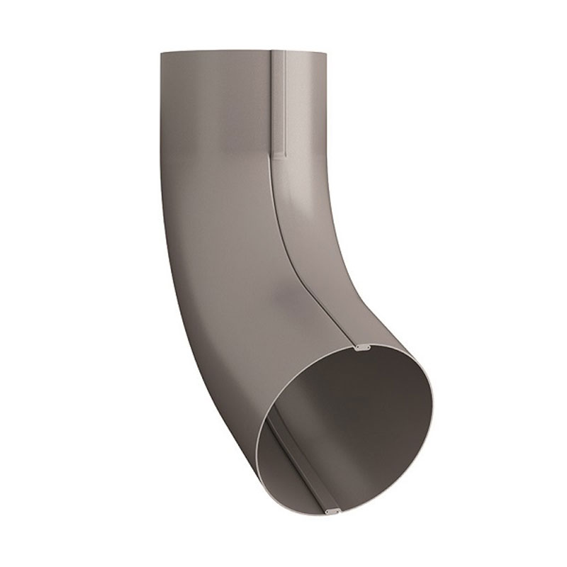 Lindab Anthracite Metallic 70 Pipe Bend With Socket BKM70 87mm