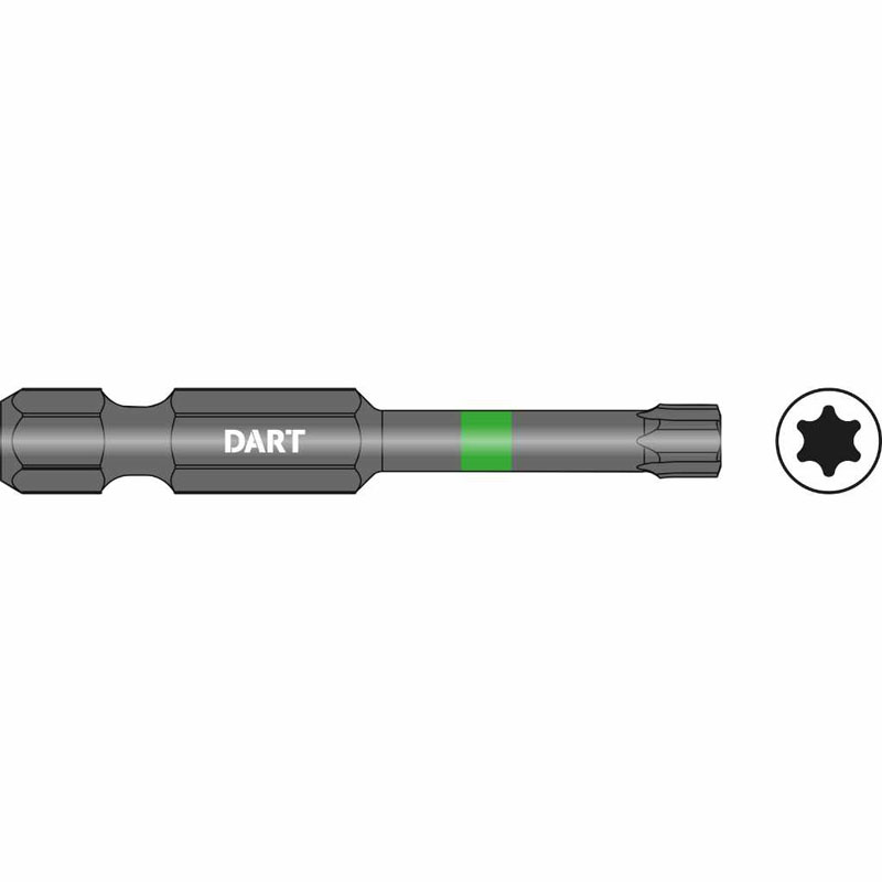 Dart T30 50mm Impact Driver Bit - Pack 10