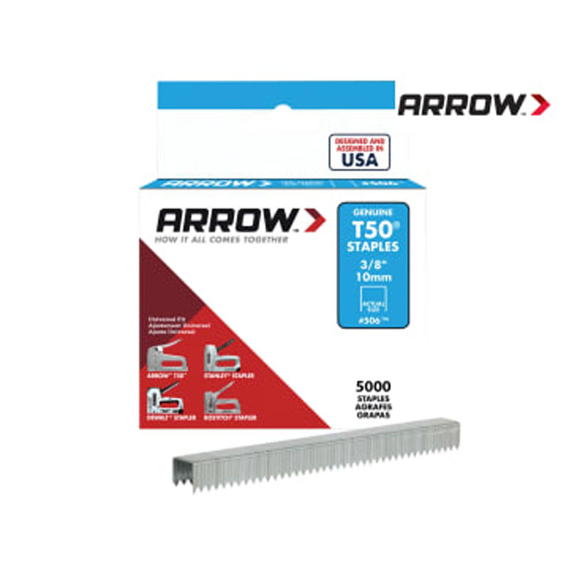 Arrow 10 mm Staples (5000) T50