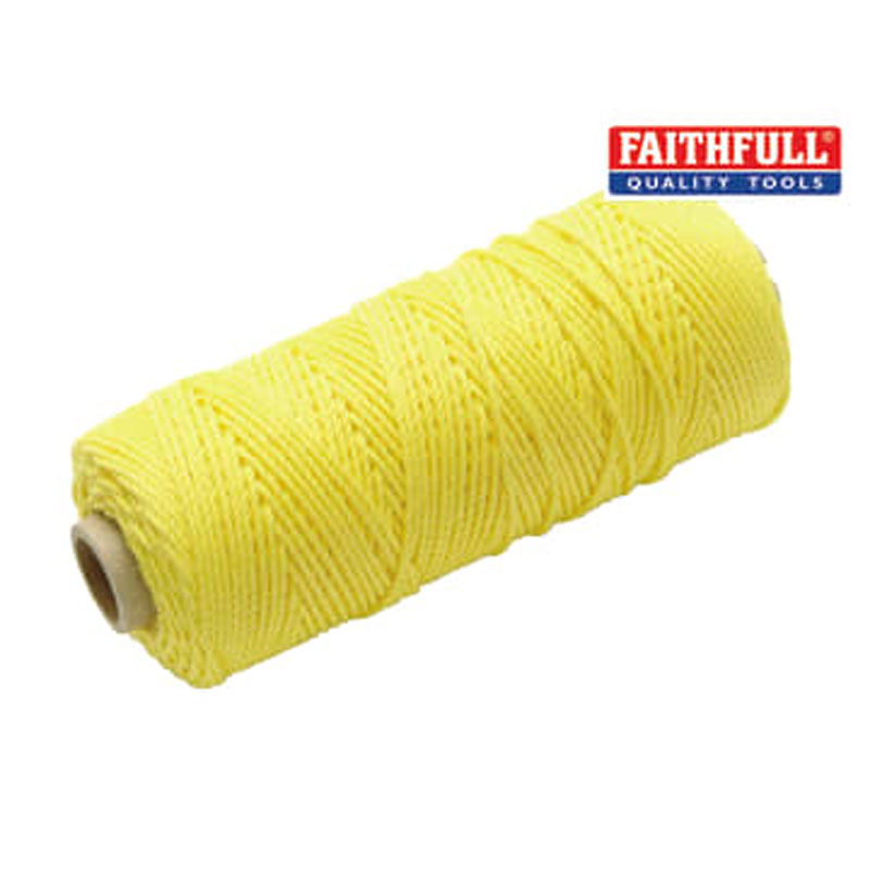 String Line Nylon Hi Vis Yellow 105M