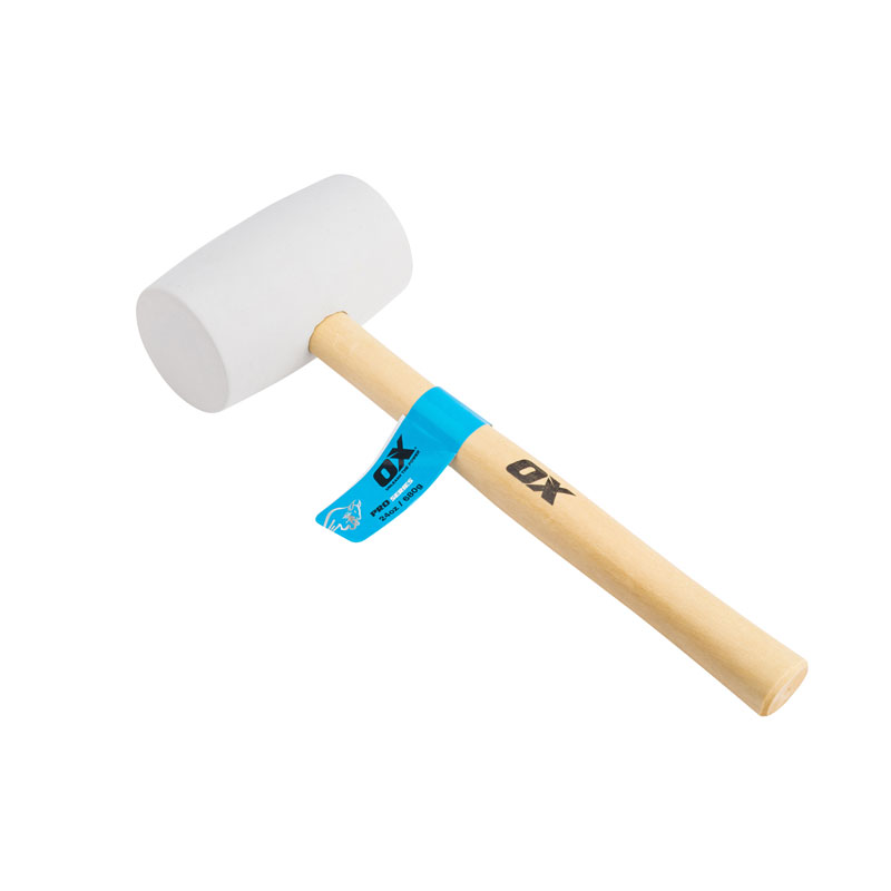 Ox White Rubber Mallet - 24Oz