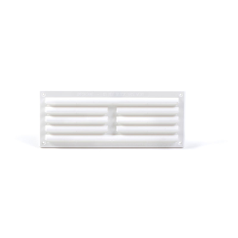 White Louvre Grille 260 x 104mm