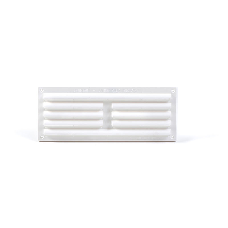 White Louvre Grille 260 x 260mm