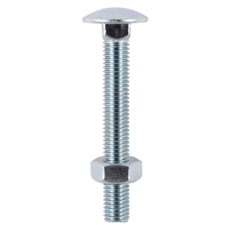 Cup Sq Hex Carriage Bolt & Nut M10 x 110mm