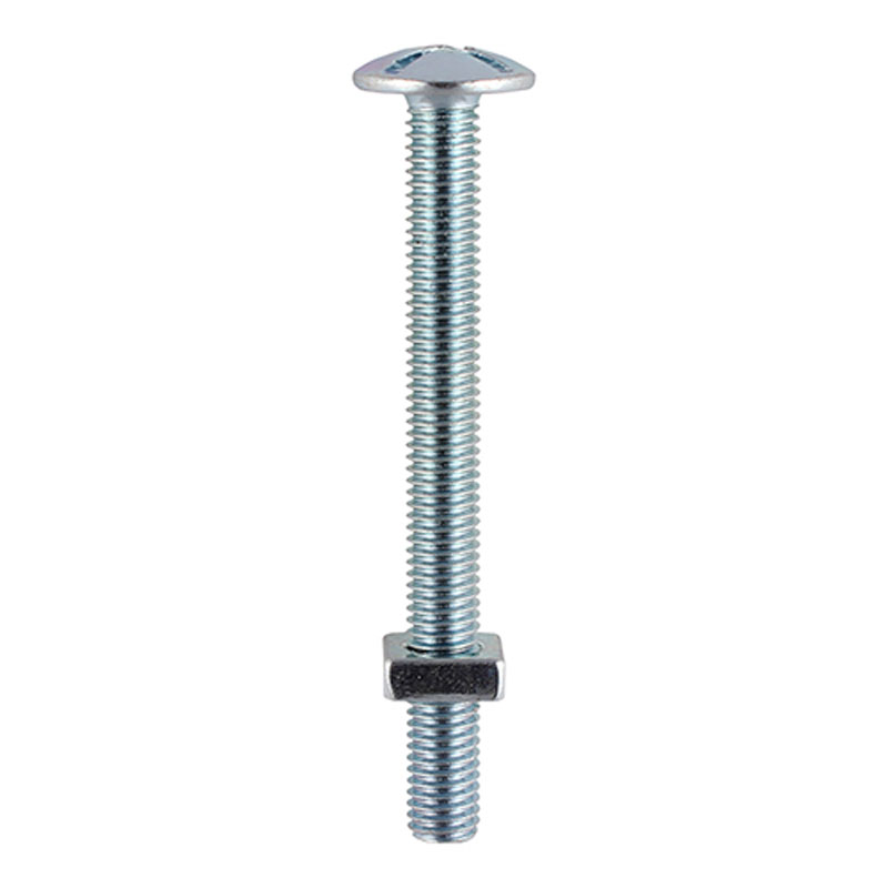 Timpac Roofing Bolts & Nuts M6 x 40 Pk-8
