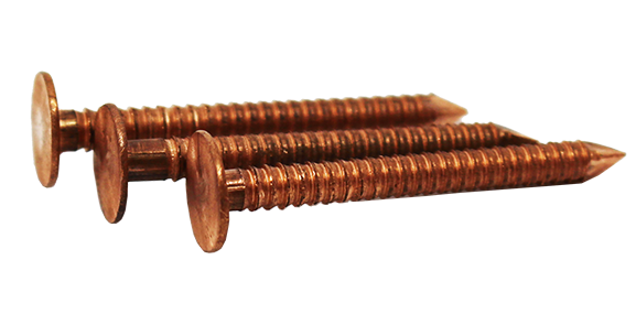 Copper Ann Ring Nails 3.35 x 20mm (1Kg)