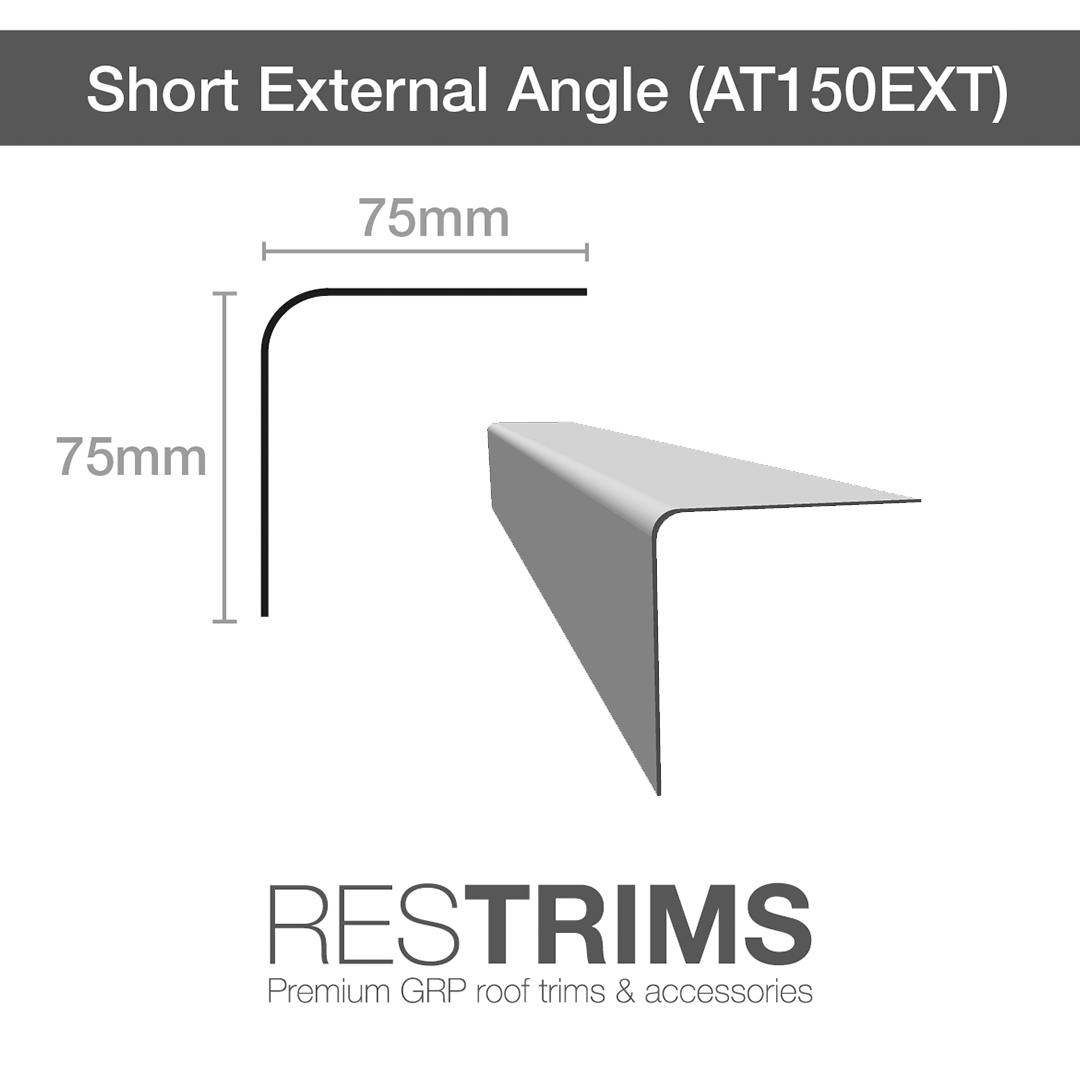 Grp Short External Angle 75mm x 75mm