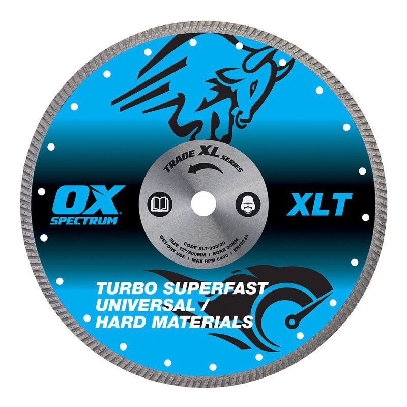 OX Trade XL Turbo Diamond Blade 115mm - 22.23mm bore